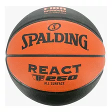 Bola De Basquete Spalding Tf-250 React Fiba - Laranja