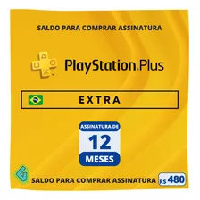 Playstation Psn Plus Extra 12 Meses - Brasileira - Ps4 Ps5