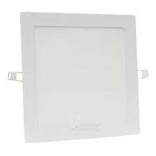 Panel Led 18w Embutir Plafon Blanco Cuadrado