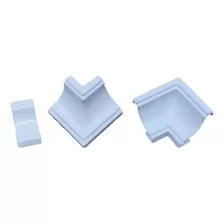 Kit 10 Canto Interno, Externo, Emenda P/ Moldura Forro Pvc