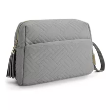 Bagsmart Elegantes Bolsas De Maquillaje Espaciosas, Gris, P.