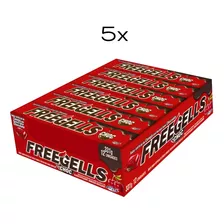 Kit 5 Freegells Cereja Com Chocolate (recheado) 12unx31g