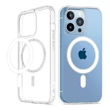 Capa Case Magsafe Para iPhone 13 / 13 Pro / 13 Pro Max Cor Transparente iPhone 13 Normal 6.1