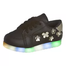 Tenis Infantil Menina Luz Led Que Brilha Que Acende Promoção