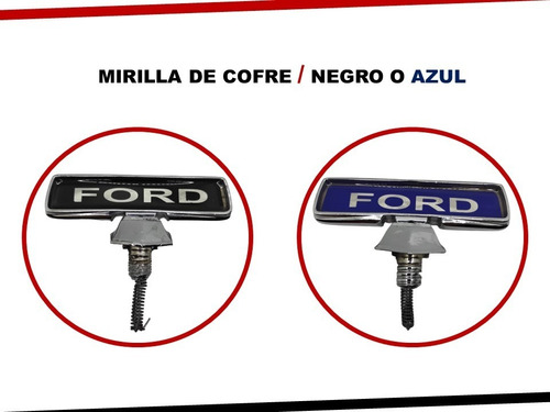 Emblema Para Cofre Ford Explorer 1970-1984 Color Negro/azul Foto 6