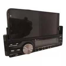 Radio Automotivo C Suporte Para Celular Usb Bluetooth Sd Aux