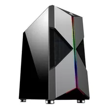 Gabinete Gamer Fortrek Rgb Mid Tower Holt Preto