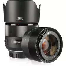 Lente Meike 85 Mm F1.8 Para Canon Eos Slr Digital