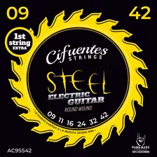 Cuerdas Guitarra Electrica 09-42 Stainless Steel Ac9 Cs