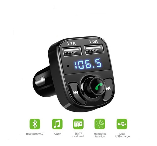 Trasmisin Bluetooth Fm Para Carro Manos Libres De Carga Rp Foto 4