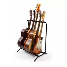 Pie Soporte 5 Cinco Guitarra Bajo Acustic Plegable Metalico