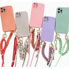 Funda Abril Para iPhone Con Doble Correa Incluida