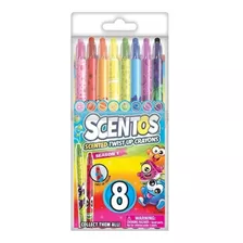 Scentos Crayones Con Aroma Frutal X8 - Tictoys