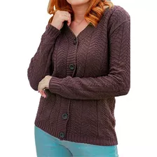 Kit 2 Casacos De Frio Blusa Tricot Cardigan Com Botões