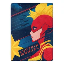 Northwest Captain Marvel Bold Leader Silk Touch Throw Blanke