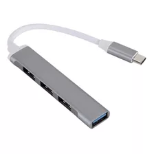 Adaptador Hub Tipo C A 4 Usb 3.0 Para Macbook Mac Pc 