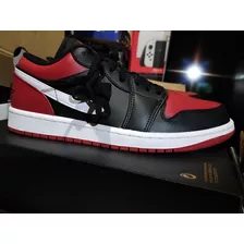 Tenis Air Jordan 1 Low Alternate Bred Toe Taya 27cm