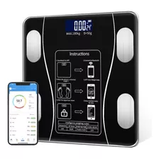 Balanza Digital Bluetooth Inteligente 180k Negro