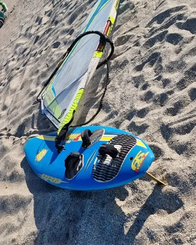 Equipo Completo Windsurf Tabla Vela Mástil Botavara Rrd  Azul Acero