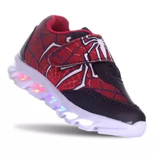 Sapato Do Aranha Luz De Led Infantil Masculino Frete Gratis