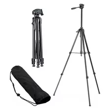 Tripode Camara Foto Video Reflex Con Bolso Aluminio Plegable 