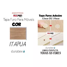 Kit 10 Cartelas Tapa Furo Pvc 13mm - Cor Itapuã Duratex