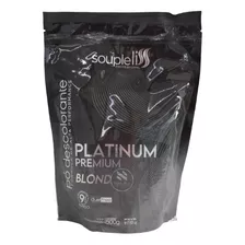 Souple Liss Pó Descolorante Platinum Plex 500g 9 Tons Prata