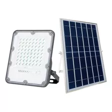 Projetor Refletor Led Solar 50w 6500k Branca Fria