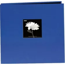 Pioneer 8 Inch By 8 Inch Postbound Fabric Frame Cover Memory Color Cobalt Blue