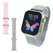 Relógio Smartwatch Hw68 Ultra Mini 41mm Feminino Pulso Fino