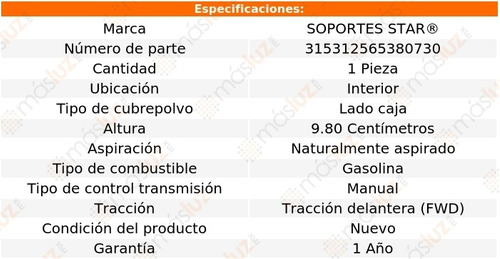 1) Cubre Polvo Lado Caja Int Renault Megane 1.6l 4 Cil 08/09 Foto 2