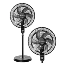 Ventilador De Pé Cadence Turbo Conforto Vtr870 Preto Com 6 