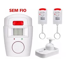 Kit Alarme Residencial Pop Sem Fio Controles Sirene Sensor