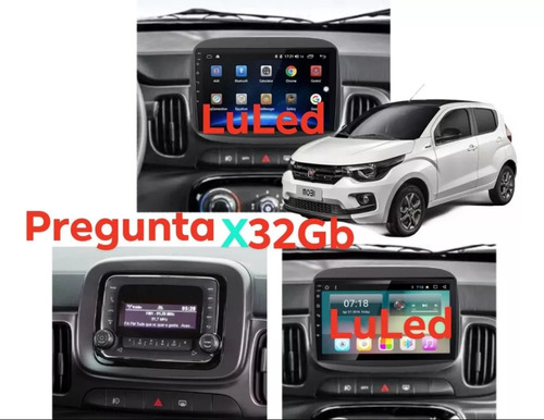 Estereo Fiat Mobi Pantalla Android Radio Wifi Bt Gps Usb Foto 2