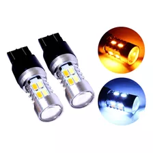 Foco Led 7743 Tipo Honda 20smd 12v-24v Blanco Y Ambar