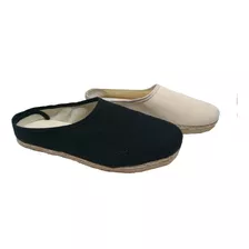 Slippers Zueco Chatita Tela Yute Moda Dama Mujer 34 Al 41