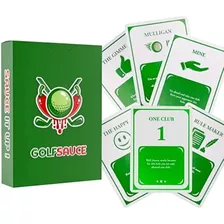 Tarjetas De Salsa De Golf En El Juego De Golf De Campo