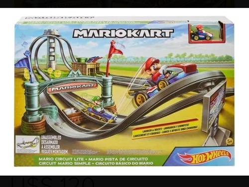 Mario Kart Mario Bros Hot Wheels Pista Circuito
