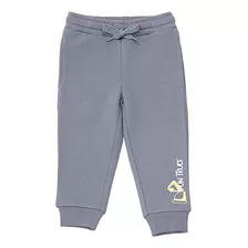 Pantalón De Buzo Bebe Sólido Gris Oscuro Corona