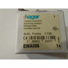 Contato Auxiliar Hager Cod: Ewa006 3a 1b Frame:7-72a -10unid