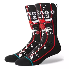 Medias Stance X Nba Chicago Bulls Overspray Crew Socks