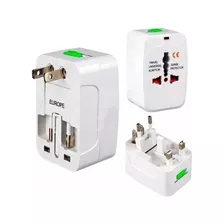 Adaptador Enchufe Ac Viajero / Convertidor Universal Europa 