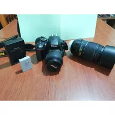  Nikon Kit D3300 + Lente 18-55mm + Lente 55-300mm