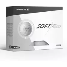 Bolas De Golfe Soft 500 Inesis (kit Com 12 Bolas)