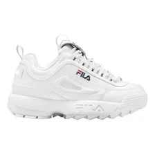 Zapatilla Fila Disruptor Ii Premium Mujer Blanco