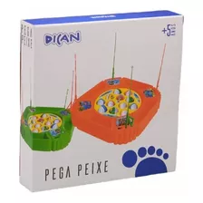 Jogo Pega Peixe Cor Da Base Verde - Dican 5022