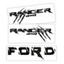 Sticker Calcomana Ford Ranger 4x4 Garra Kit Laterales Caja