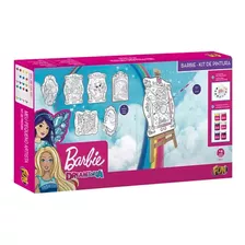 Kit Completo De Pintura Barbie Infantil Dreamtopia - Fun