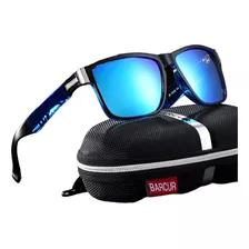 Gafas De Sol Polarizadas Barcur Uv400 Espejado Con Estuche