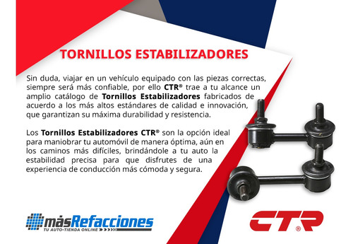 Par Tornillos Estab Tras Infiniti G37 V6 3.7l 08 Al 13 Ctr Foto 4